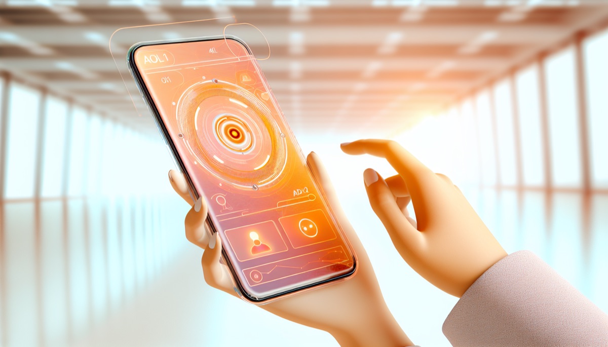 A hand holds a smartphone displaying Grok 3 announcement against a red background.