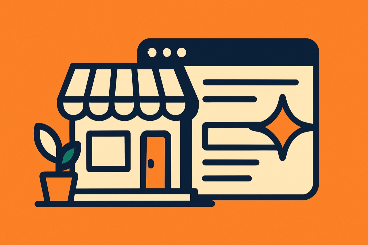 AI website builder for a small business