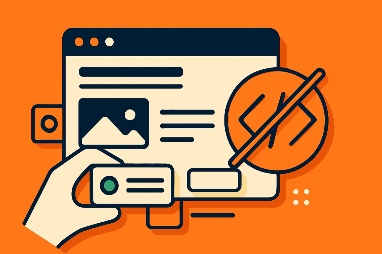 Crear una página web por bloques, sin necesidad de programar
