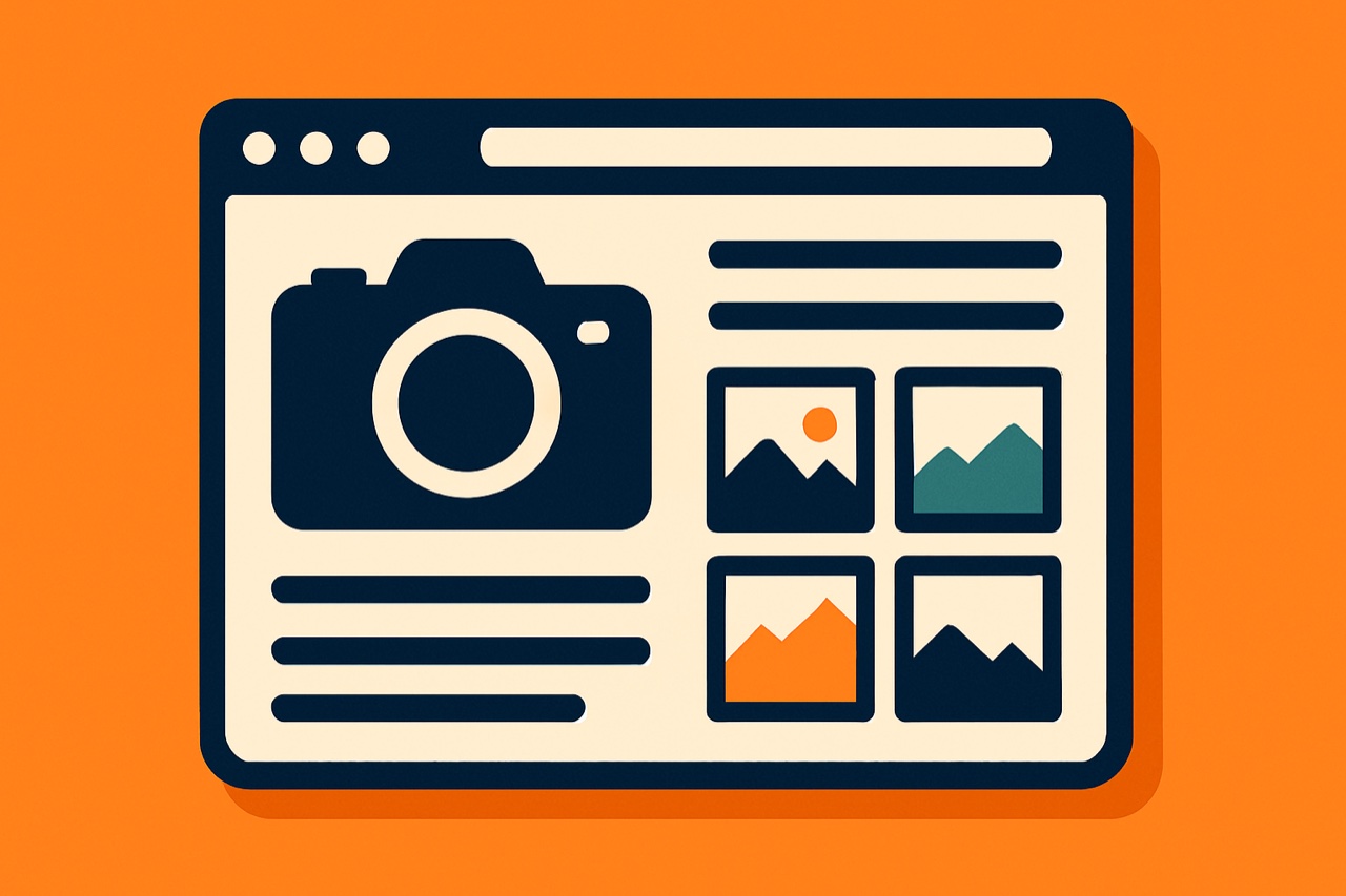 Site internet pour photographe : galerie photo