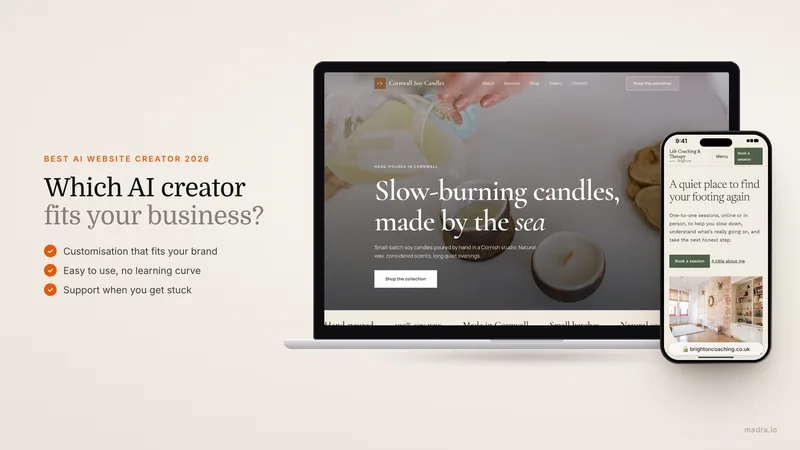 Which AI to choose to create a website