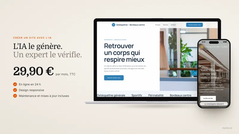 Créer un site internet avec l'intelligence artificielle