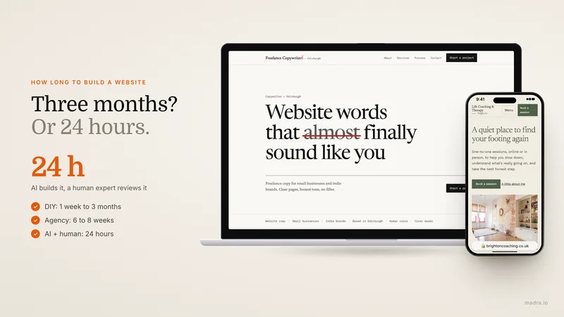 How long does it take to create a website