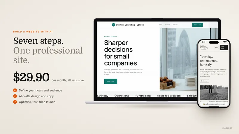 How to build a website with artificial intelligence