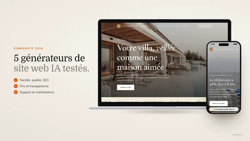 Créer un site web avec l'IA