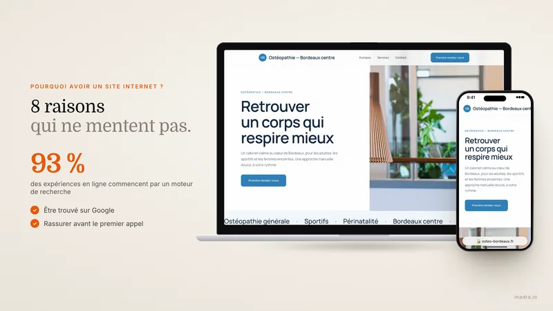 Pourquoi avoir un site internet : visibilité et clients