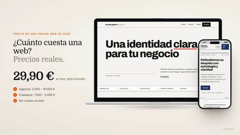 Cuánto cuesta una página web