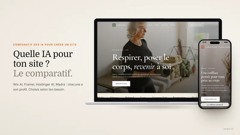 Quelle IA choisir pour créer un site web