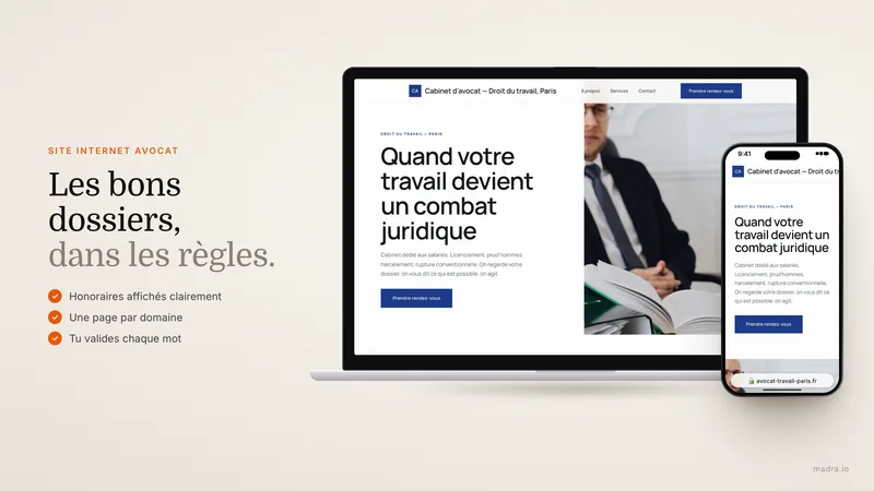 Site internet pour avocat : confiance et nouveaux clients