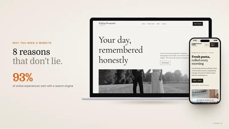 Why you need a website: visibility and customers